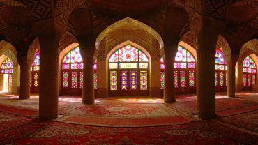 MP. Pink mosque Iran Shiraz