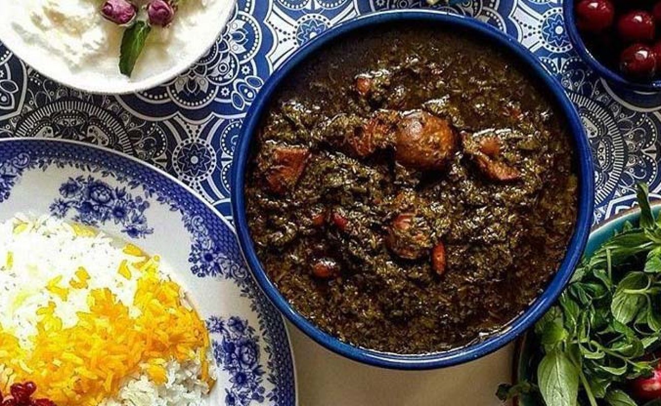 AP. Food and Drinks in Iran Ghorme Sabzi
