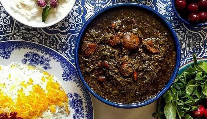 AP. Food and Drinks in Iran Ghorme Sabzi