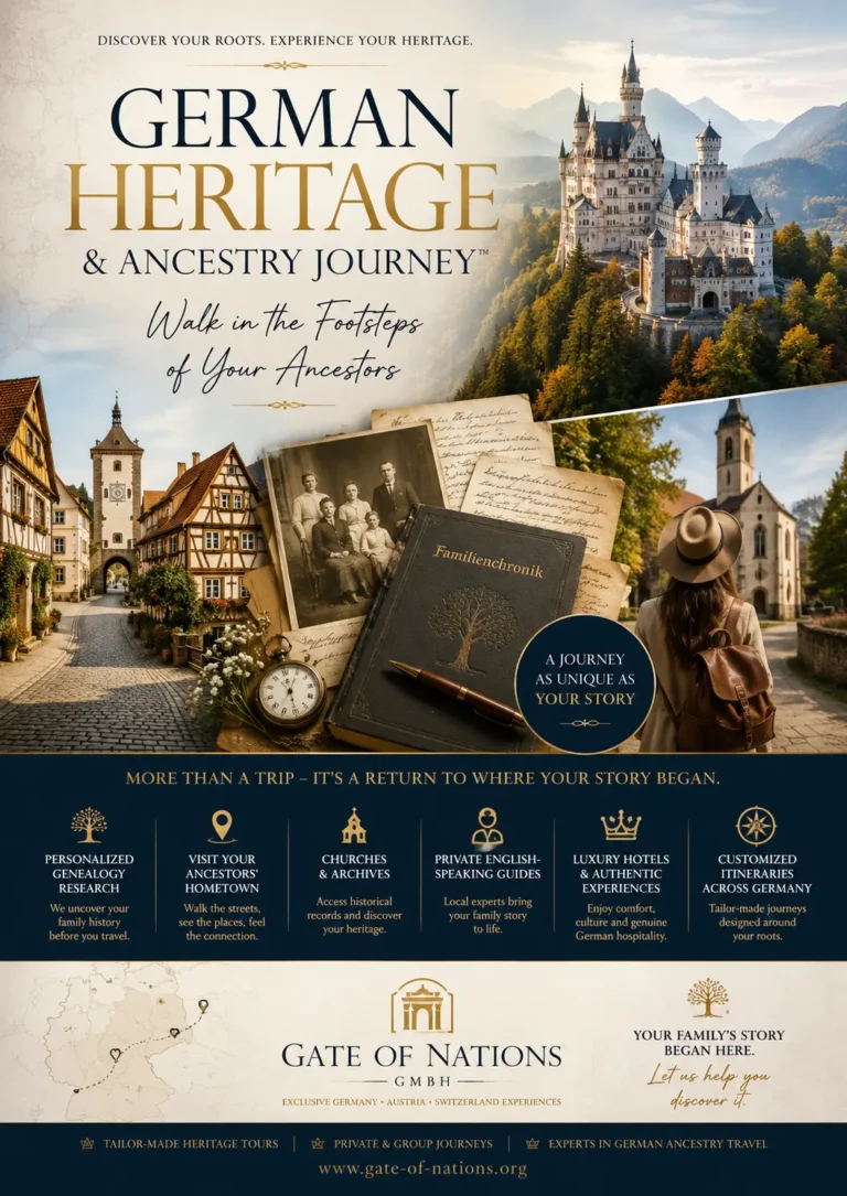 Discover your German roots through a personalized heritage journey across Germany